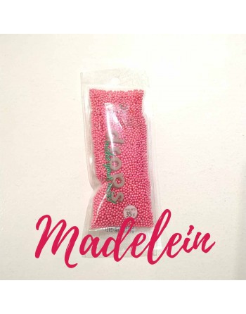 Mini perlas de 2mm Pastelar color fucsia / rosa Madelein
