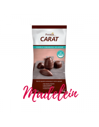 Chocolate Carat Coverlux Semiamargo Sin Azucar 1Kg
