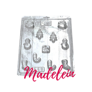 Placa acetato adornos navidad Parpen 660 - Madelein insumos de pasteleria