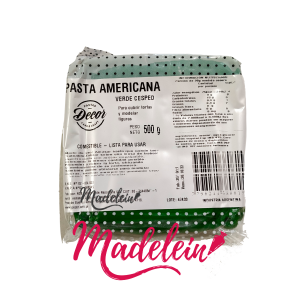 Pasta americana verde cesped Decor Cake Madelein