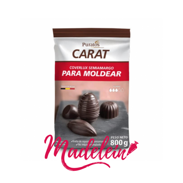 Carat Puratos Semiamargo para Moldear x 800gr