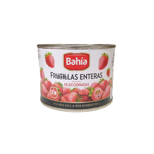 Frutillas enteras en lata Bahia x 520gr