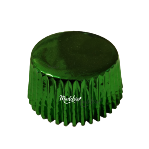 Pirotin Cupcake nº10 Metalizado Verde x 10