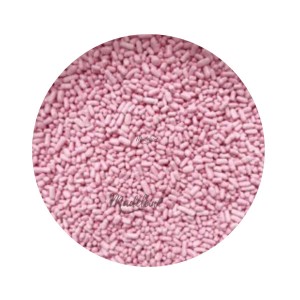 Grana Decormagic Rosa Rosa Bebe 50Gr - Madelein insumos de pasteleria