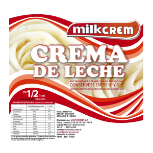 Crema de leche Milkrem 44% x 1lt