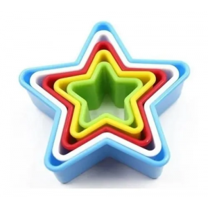 Cortante Plastico Estrella x 5 T067-3