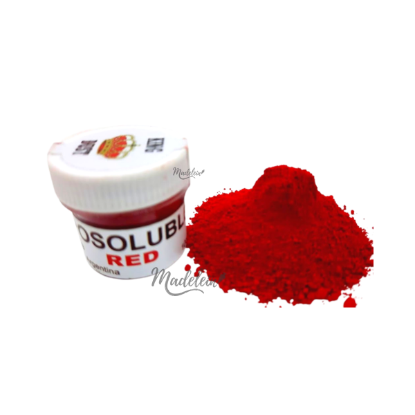 Colorante alimentario líquido liposoluble rojo 15 g - Decora