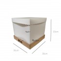 Caja para torta alta especial drip 35 x 35 x 33 - Madelein