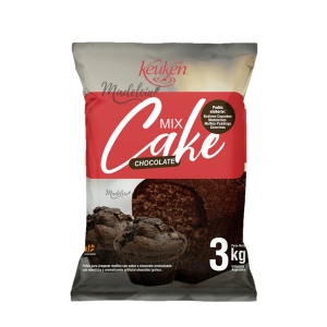 Premezcla Mix Cake Keuken Lodiser Chocolate x 3Kg - Madelein® Tienda de reposteria