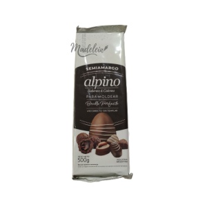 Chocolate Alpino Lodiser Tableta Semiamargo 500gr