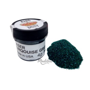Glitter King Dust laser turquise green verde turquesa - Madelein®