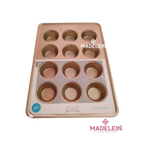 Molde para 12 Cupcake Doña Clara Premium - Madelein® - Tienda de reposteria