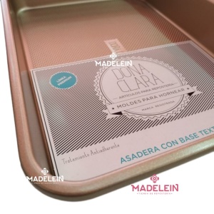 Molde asadera base texturada Doña Clara Premium - Madelein® imagen ppal- Tienda de reposteria