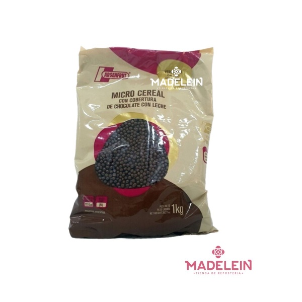 Micro Cereal De Chocolate Con Leche Argenfrut 1Kg - Madelein® - tienda de reposteria