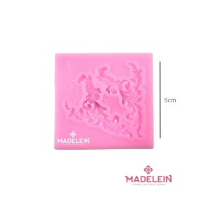 Molde de silicona rosa moldura doble - Madelein® Tienda de reposteria y bazar