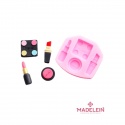 Molde silicona rosa maquillaje - Madelein® - Tienda respoteria y bazar