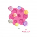 Molde de silicona rosa 7 mini suculentas - Madelein® Tienda de reposteria y bazar