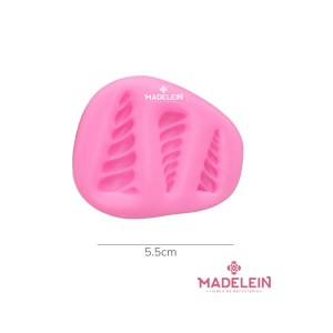 Molde de silicona rosa 3 cuernos - Madelein® - Tienda de respoteria y bazar