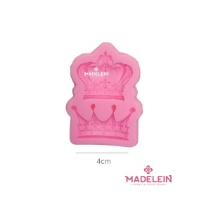 Molde de silicona rosa 2 coronas vitorianas - Madelein® Tienda de reposteria y bazar