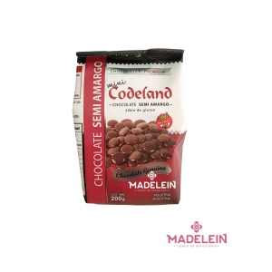 Chocolate Semiamargo Codeland sin tacc 200gr - Madelein® -Tienda