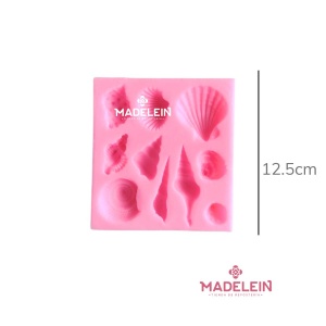 Molde silicona rosa 10 caracoles  . Madelein® - Tienda de reposteria y bazar