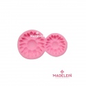 Molde silicona rosa 2 margaritas  . Madelein® - Tienda de reposteria y bazar