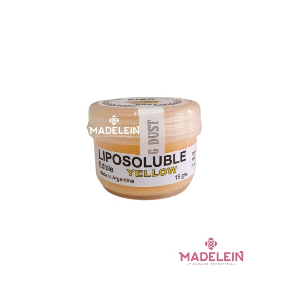 Colorante liposoluble amarillo King Dust 15gr - Madelein® - Tienda de reposteria y pasteleria