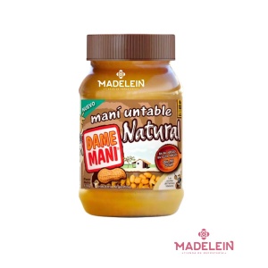 Crema de Mani Untable Natural Dame Mani x 510gr - Madelein® - Tienda de reposteria y pasteleria
