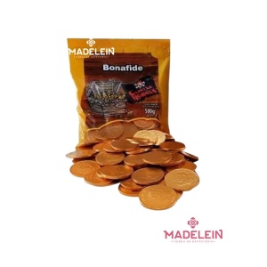 Moneda de chocolate bonafide 120u aprox 500gr - Madelein® - Tienda de pasteleria reposteria y bazar