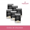 Chocolate Alpino Pins Blanco 6 x 1kg Caja Cerrada - Madelein® - Tienda de reposteria pasteleria y bazar