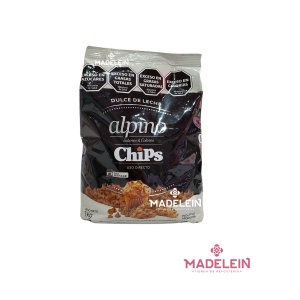 Chips de chocolate dulce de leche Alpino x 1kg - Madelein® - Tienda de repostería y pastelería