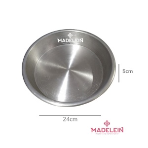 Tortera Aluminio n26  base 24cmx5cm - Madelein® - Tienda de reposteria, pasteleria y bazar