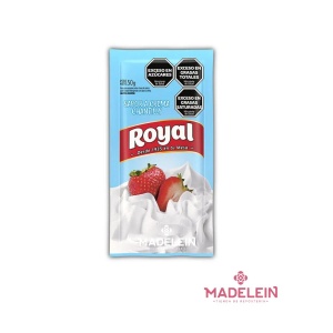 Crema Chantilly polvo royal x 50gr - Madelein® - Tienda de reposteria, pasteleria y bazar