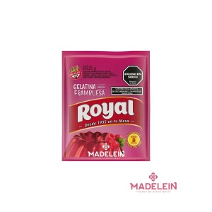Gelatina frambuesa Royal x 25gr - Madelein® - Tienda de reposteria, pasteleria y bazar