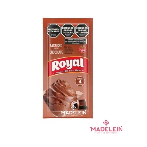 Mousse de chocolate Royal x 65gr - Madelein® - Tienda de reposteria, pasteleria y bazar