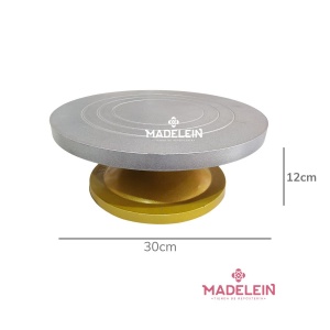 Bandeja giratoria profesional 30cm - Madelein® - Tienda de bazar y reposteria