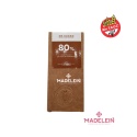 Chocolate barra 80% cacao Sin azucar Dr Cacao x 80gr - Madelein® - Tienda de reposteria, pasteleria y bazar