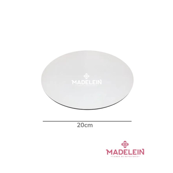 Disco Redondo Fibrofacil Blanco 20cm | Madelein® - Tienda