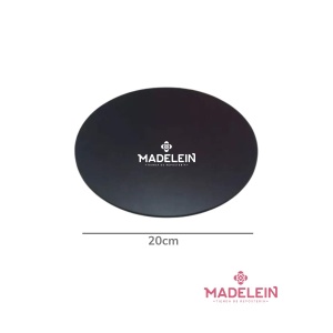 base Redondo Fibrofacil negra 20cm | Madelein® - Tienda