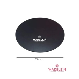 Base redonda fibrofacil negra 22cm - Madelein® - Tienda