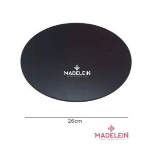 Base redonda fibrofacil negra 26cm - Madelein® - Tienda