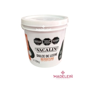 Dulce De Leche Vacalin Repostero 10Kg Plastico - Madelein® - Tienda de reposteria, pasteleria y bazar