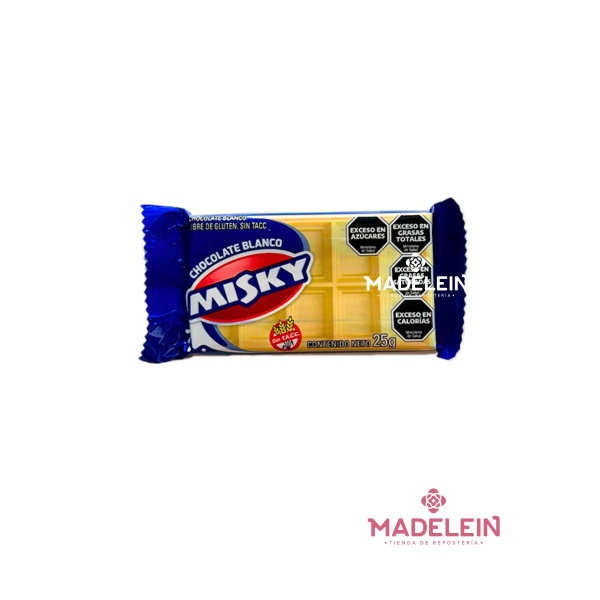 Chocolate blanco Misky Arcor x 8gr - Madelein® - Tienda