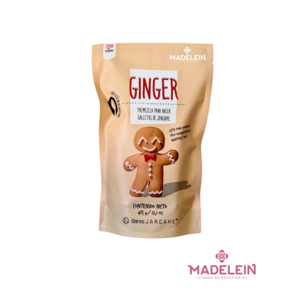 Premezcla galletitas ginger 500gr - Jengibre - Madelein® - Tienda de reposteria, pasteleria y bazar