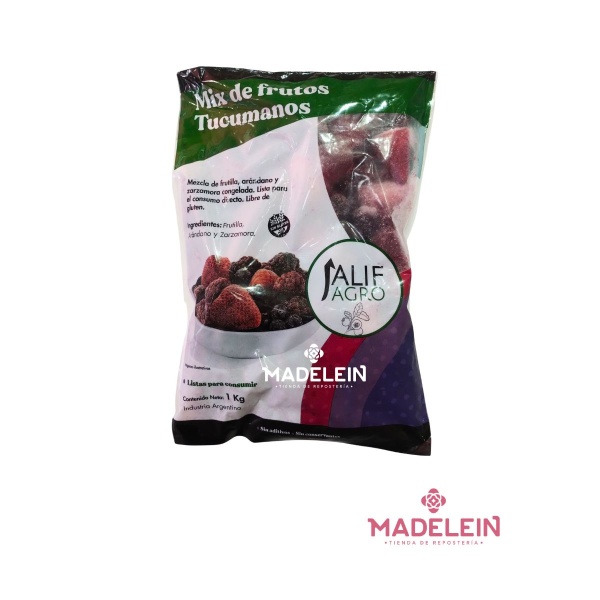Mix frutos tucumanos congelados Alif x 1kg - Madelein® - Tienda de reposteria Mix frutos tucumanos congelados Alif x 1kg - Madelein® - Tienda de reposteria